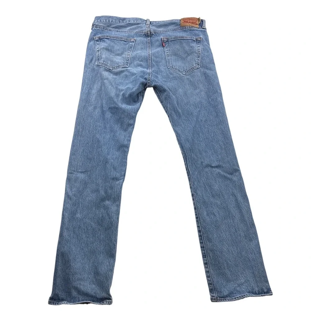 Levi's 501 Jeans Mens W35 L34‎ Button Fly Straight Leg Y2K Medium Wash